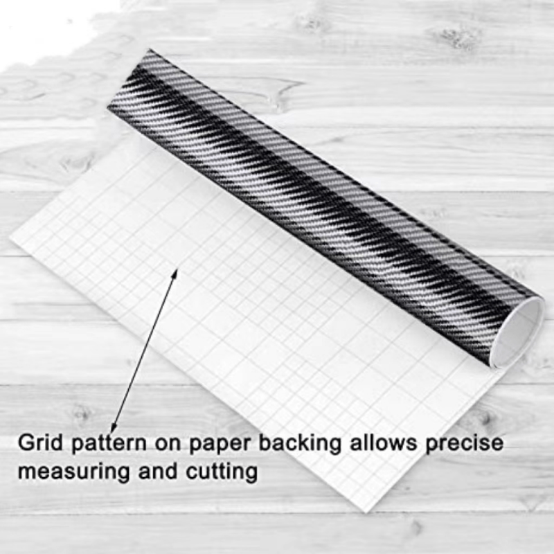 7D Carbon Fiber Sticker Waterproof Glossy Vinyl Roll Motorcycle Decal