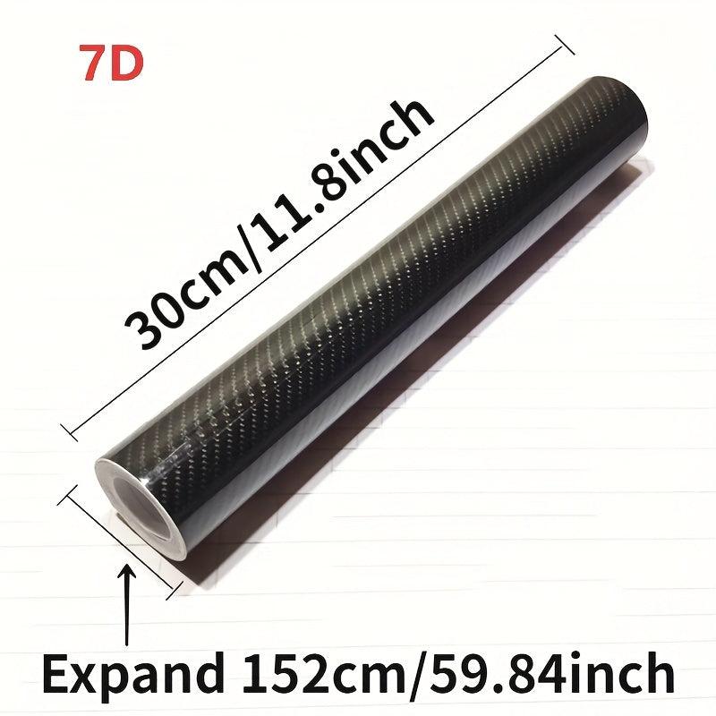 7D Carbon Fiber Sticker Waterproof Glossy Vinyl Roll Motorcycle Decal