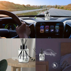 2 Bottles Mosquito Repellent Aromatherapy Car Perfume Air Fresh