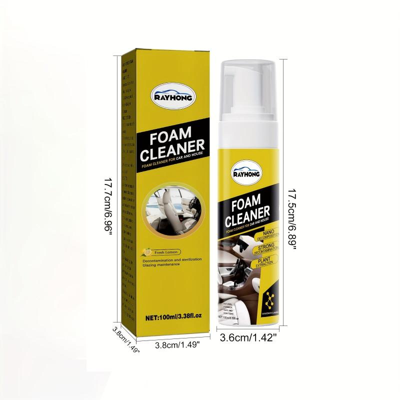 Car Interior Foam Cleaner Seat Dashboard Dust Varnish Renovation