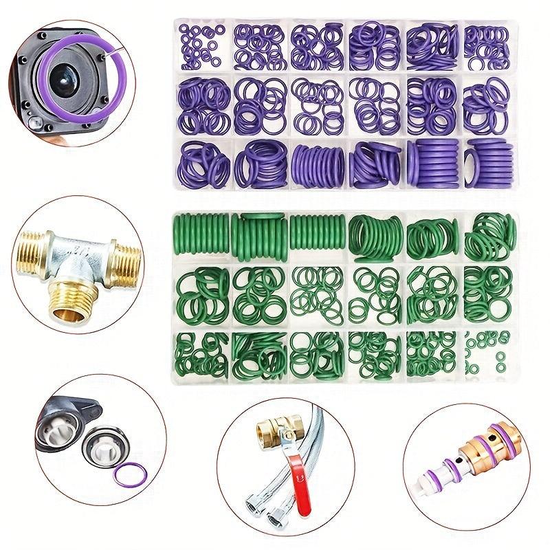 Rubber Air Conditioning O Rings Set 18 Sizes Universal Car Auto Repair Tools