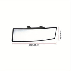 1pc Car Interior Reverse Mirror Wide Angle Curved Flat Mirror
