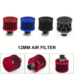 12MM Universal Air Filter Car Turbo High Flow Racing Cold Air Intake Filter