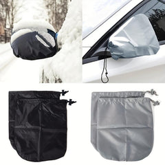 2pcs Snow Ice Car Mirror Frost Guard Waterproof Cover Protection