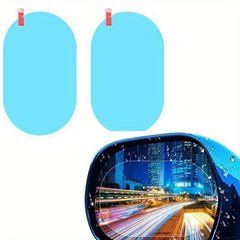 2pcs Car Waterproof Film Anti Rain Mirror Film