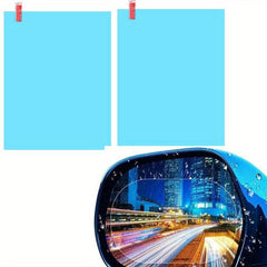 2pcs Car Waterproof Film Anti Rain Mirror Film