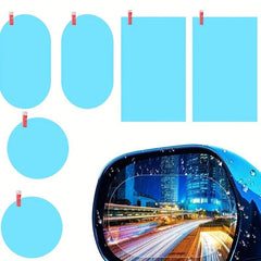 2pcs Car Waterproof Film Anti Rain Mirror Film