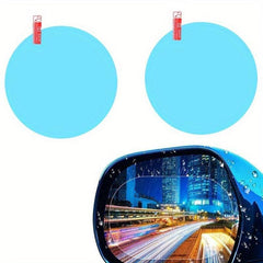 2pcs Car Waterproof Film Anti Rain Mirror Film