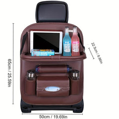 Faux Leather Car Storage Bag & Tray Upgrade