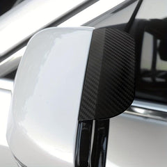 2PCS Carbon Fiber Rearview Mirror Rain Visor Guard