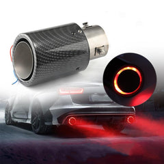 Carbon Fiber Racing Tailpipe Light 2.5 inch Intake Elbow