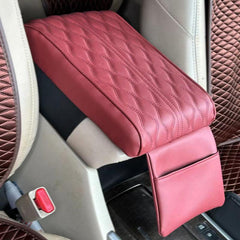 Car Armrest Box Mat w/ Memory Cotton Rebound Universal Armrest Box Mat
