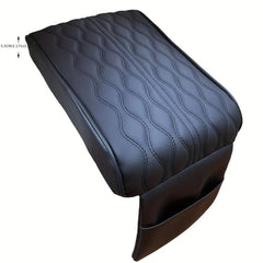 Car Armrest Box Mat w/ Memory Cotton Rebound Universal Armrest Box Mat