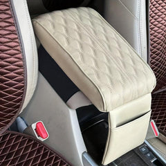 Car Armrest Box Mat w/ Memory Cotton Rebound Universal Armrest Box Mat