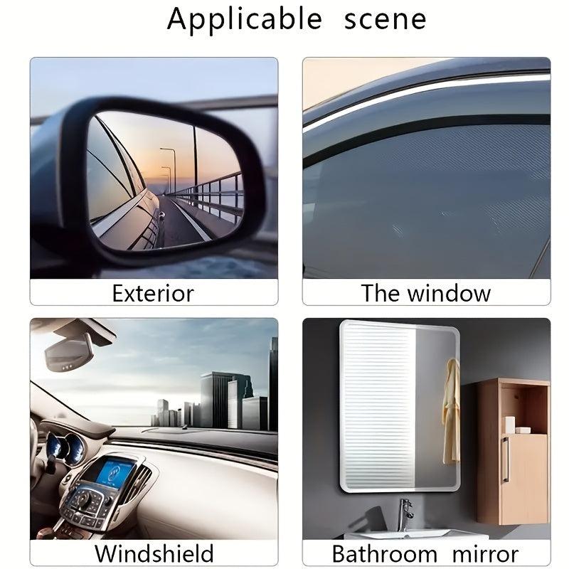 2pcs Car Anti Rain Clear Film Rear Lenses Protection Waterproof Film