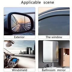 2pcs Car Anti Rain Clear Film Rear Lenses Protection Waterproof Film