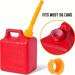 Gas Can Spout Replacement Nozzle Kit w/Flexible Nozzles, Gasket, Cap, Fuel Vent