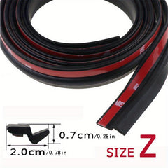 Car Door Sealing Strip Rubber Sound Insulation Dust Prevention Strong Adhesive