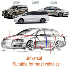Car Door Sealing Strip Rubber Sound Insulation Dust Prevention Strong Adhesive