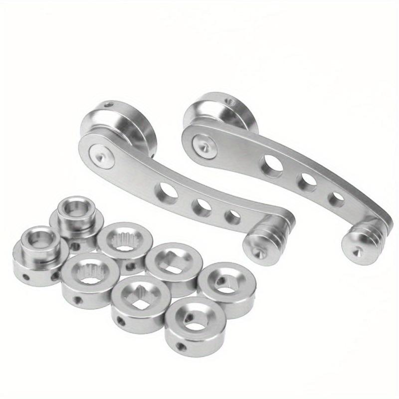2pcs Car Window Crank Handle Aluminum Replacement Kit