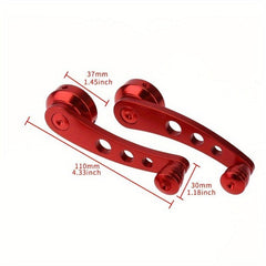 2pcs Car Window Crank Handle Aluminum Replacement Kit