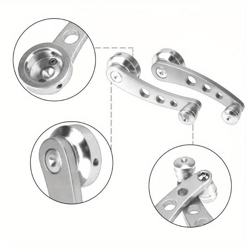 2pcs Car Window Crank Handle Aluminum Replacement Kit