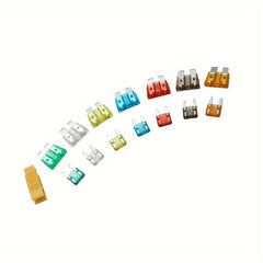 220pcs Car Blade Fuse Box Assortment Fuses Set For Trucks RV SUV Boat Motorcycle