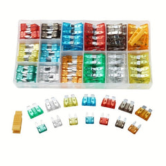 220pcs Car Blade Fuse Box Assortment Fuses Set For Trucks RV SUV Boat Motorcycle