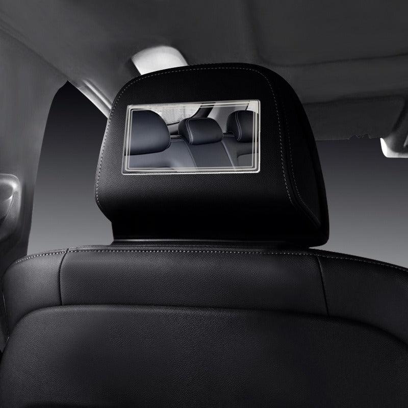 Small Car Sun Visor Makeup Mirror HD Stainless Steel Rearview Mirror