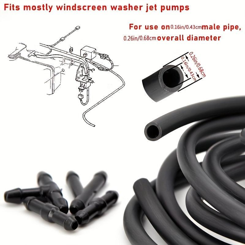 Universal Car Windshield Wiper Nozzle with Adjustable 4-Way Water Spray Hole