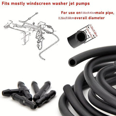 Universal Car Windshield Wiper Nozzle with Adjustable 4-Way Water Spray Hole