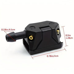 Universal Car Windshield Wiper Nozzle with Adjustable 4-Way Water Spray Hole
