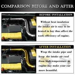 2'' Thermal Exhaust Tape Air Intake Heat Insulation Shield Wrap