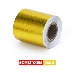 2'' Thermal Exhaust Tape Air Intake Heat Insulation Shield Wrap