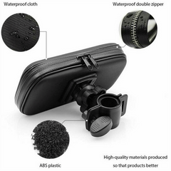 Waterproof Bike Phone Bag Top Tube Handlebar Touch Screen Phone Holder
