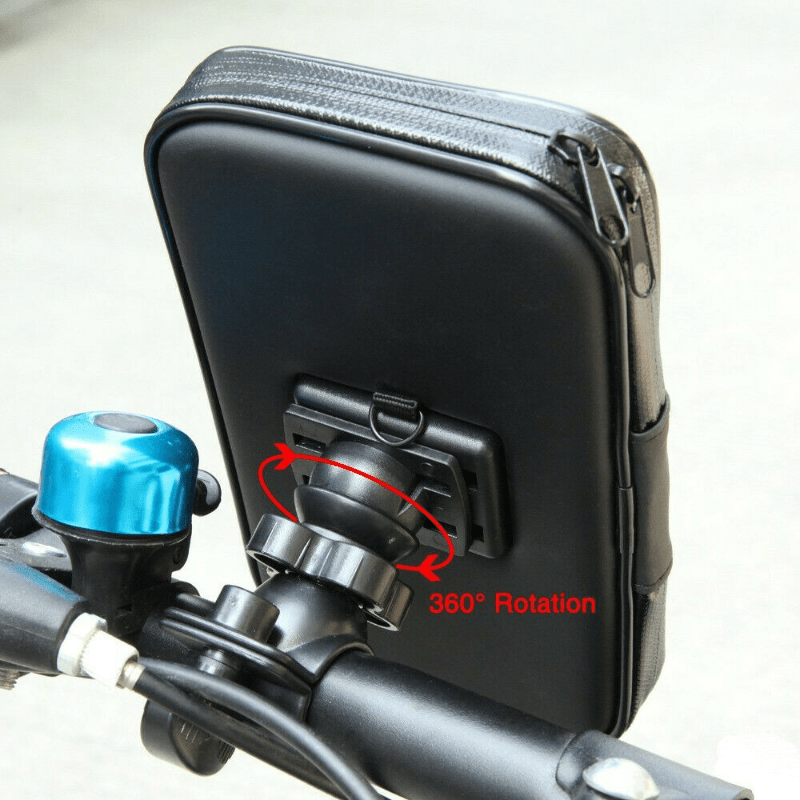 Waterproof Bike Phone Bag Top Tube Handlebar Touch Screen Phone Holder