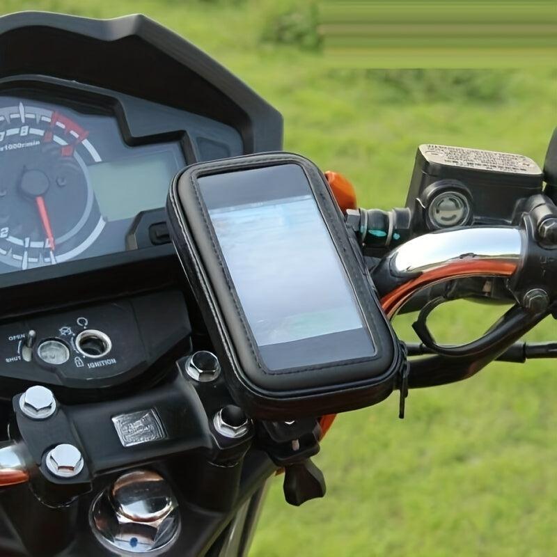 Waterproof Bike Phone Bag Top Tube Handlebar Touch Screen Phone Holder