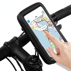 Waterproof Bike Phone Bag Top Tube Handlebar Touch Screen Phone Holder