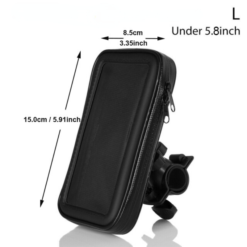 Waterproof Bike Phone Bag Top Tube Handlebar Touch Screen Phone Holder