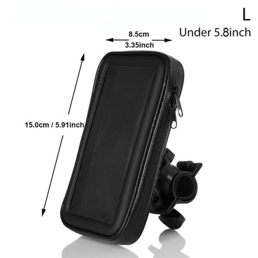 Waterproof Bike Phone Bag Top Tube Handlebar Touch Screen Phone Holder