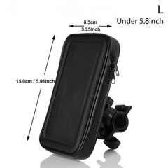 Waterproof Bike Phone Bag Top Tube Handlebar Touch Screen Phone Holder