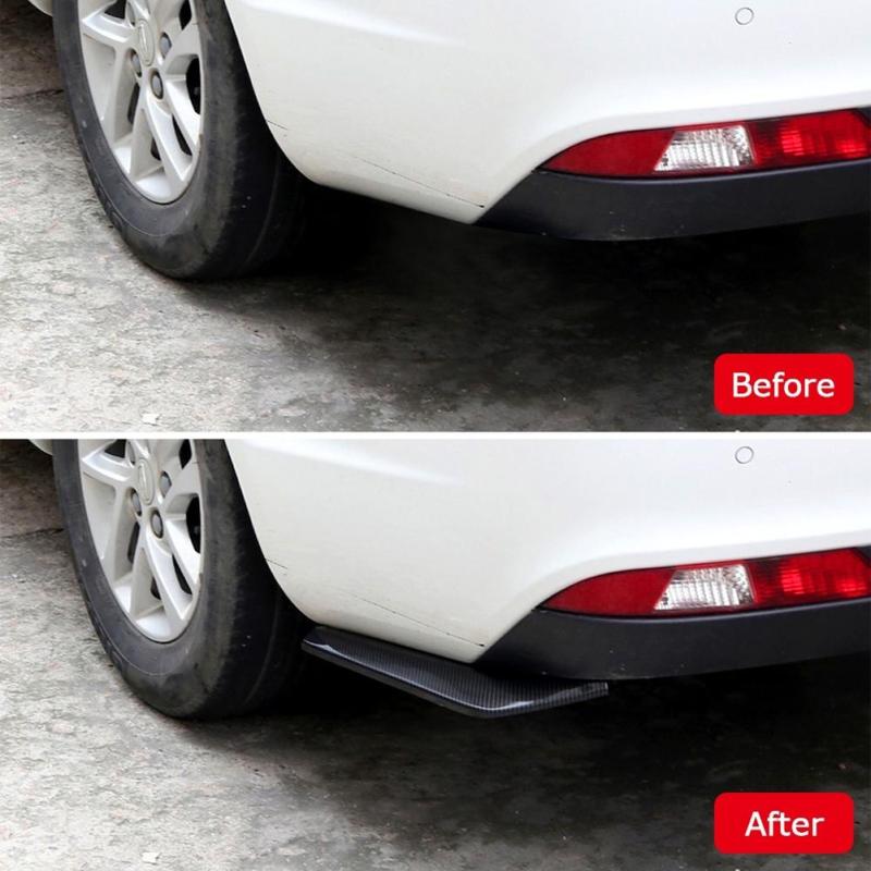 2pcs Car Rear Bumper Lip Diffuser Splitter Spoiler Protector