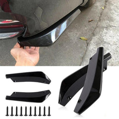 2pcs Car Rear Bumper Lip Diffuser Splitter Spoiler Protector