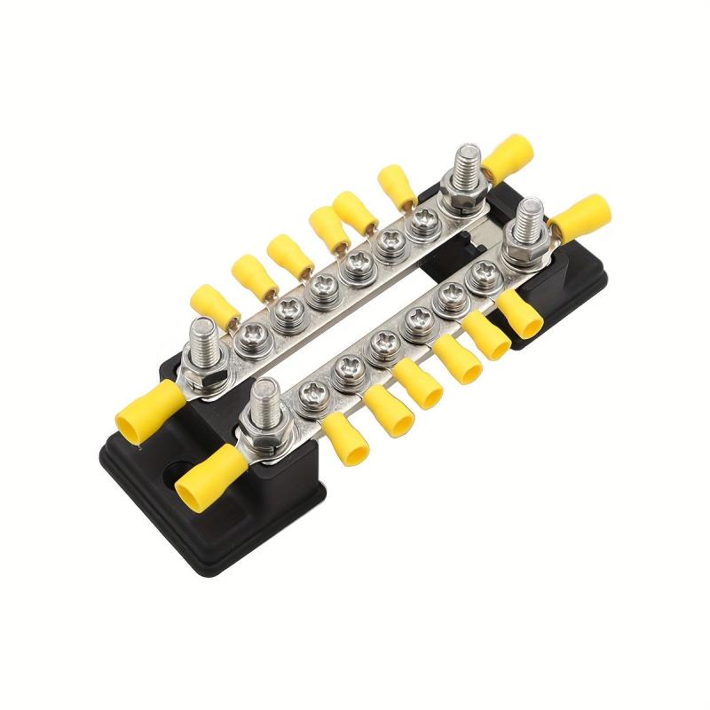 12-Way Bus Bar Terminal Block 150A Ground Power Distribution