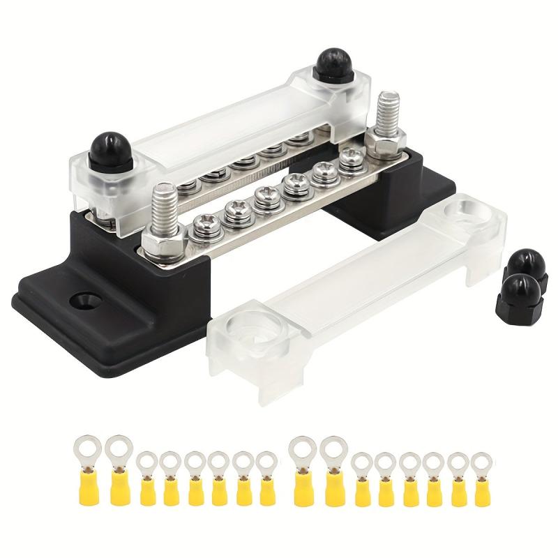 12-Way Bus Bar Terminal Block 150A Ground Power Distribution