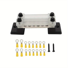 12-Way Bus Bar Terminal Block 150A Ground Power Distribution