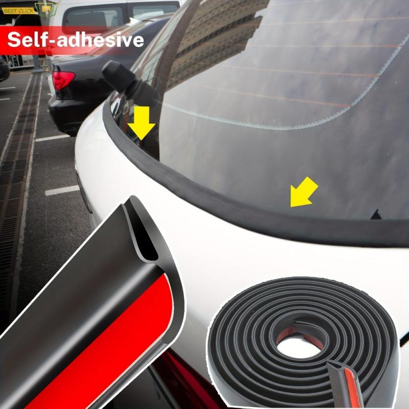 Car Windshield Seals Rubber Rear Window Weatherstrip Sunroof Seal Strip Trim