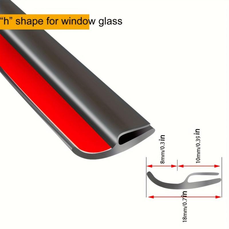 Car Windshield Seals Rubber Rear Window Weatherstrip Sunroof Seal Strip Trim