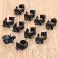 10pcs Car Wiring Harness Fastener Clips Corrugated Pipe Tie Wrap Cable Clamp