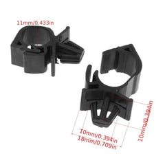 10pcs Car Wiring Harness Fastener Clips Corrugated Pipe Tie Wrap Cable Clamp